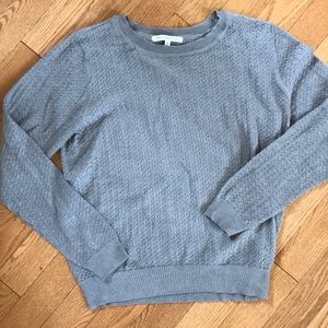 NWOT PHILOSOPHY grey stitchy knit sweater